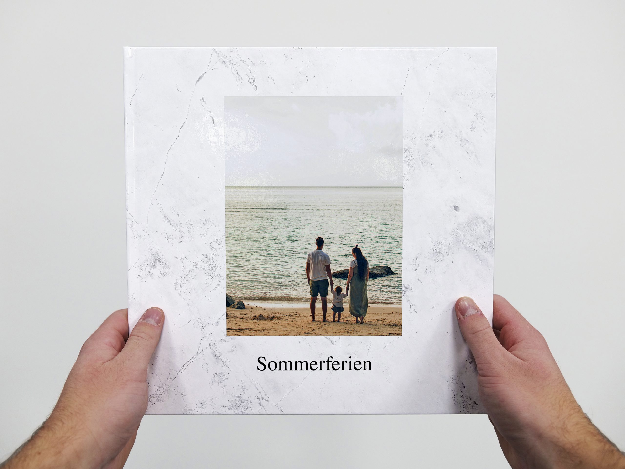 Kvadratisk fotobog i klassisk design