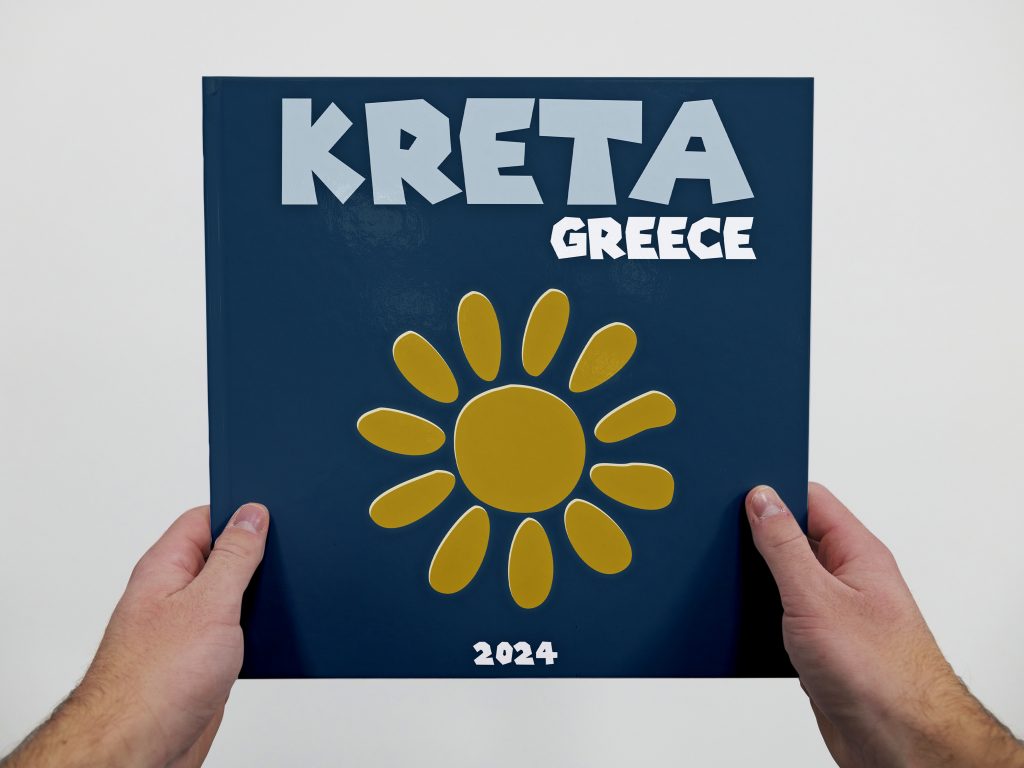 Kvadratisk fotobog med en sol