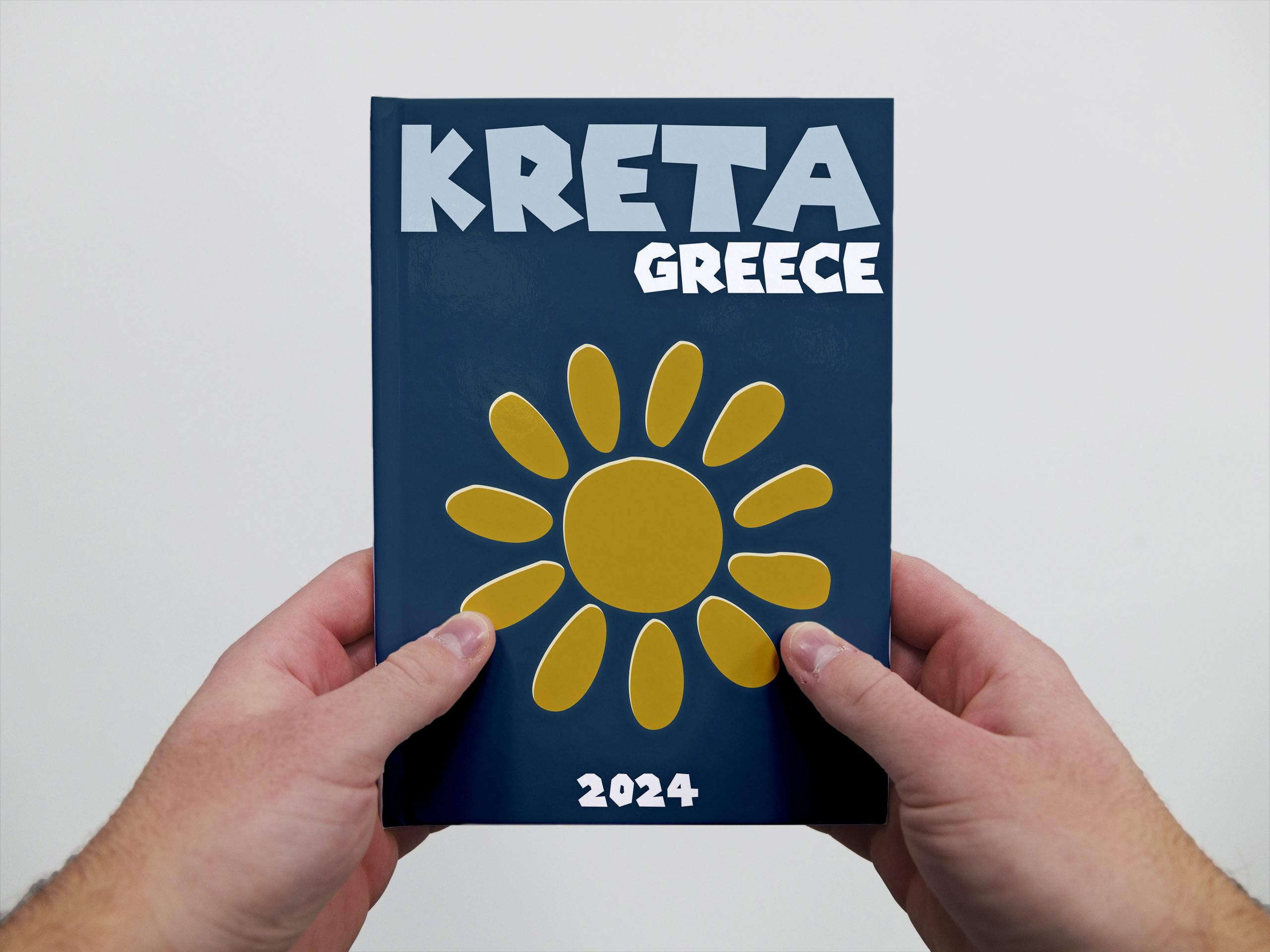 Mellemstørrelse fotobog med en sol